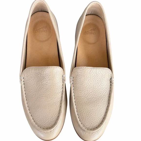 Dansko Lorri Tan Waxy Milled Leather Loafer - Picture 3 of 8